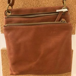 Leather crossbody purse